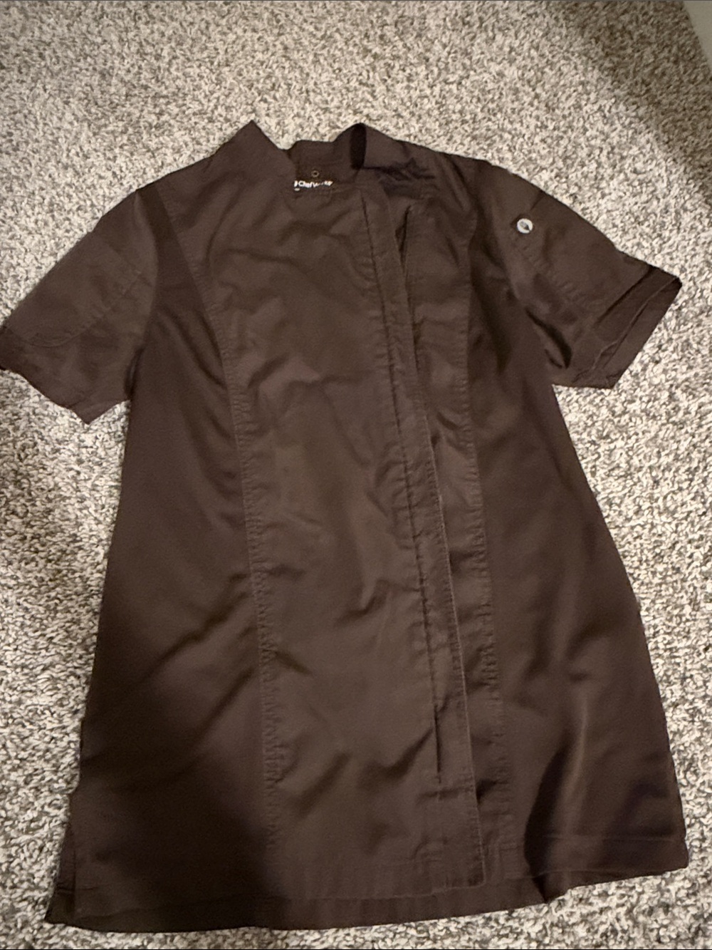Unisex Brown Chef Coat